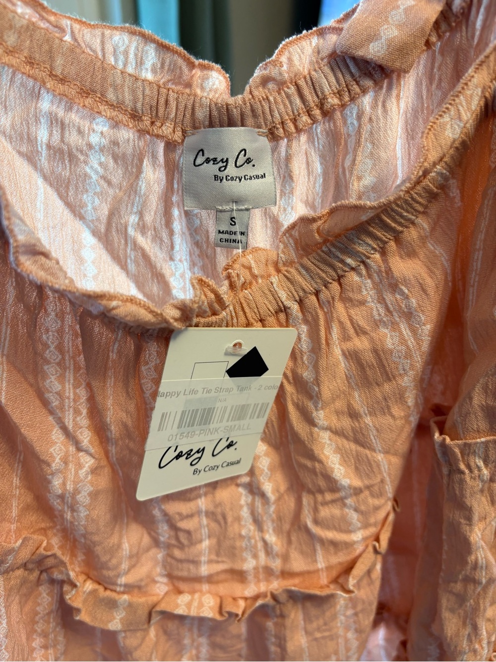 Cozy Co. Ruffle Tank - Picture 3 of 3